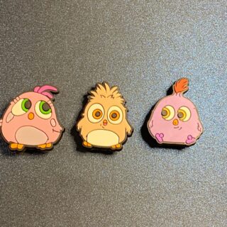 Angry Bird 3PC Soft PVC Shoe Charms