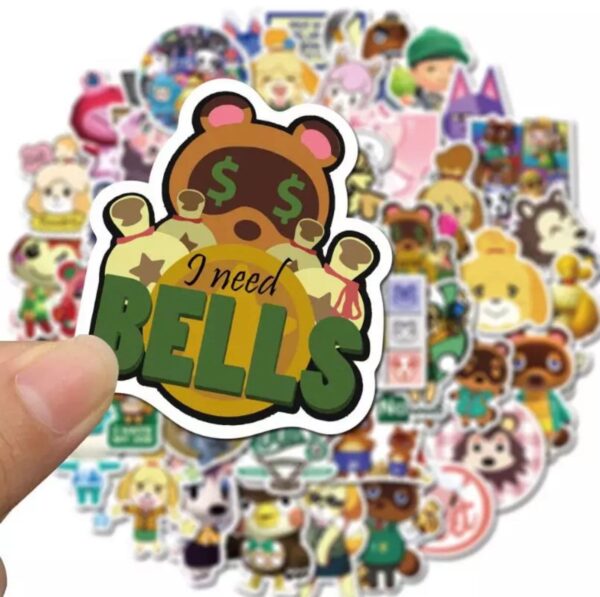35 Count - Animal Crossing Sticker Random Character Vinyl Stickers - Image 2