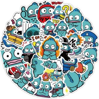 40 Count - Hangyodon Vinyl Stickers