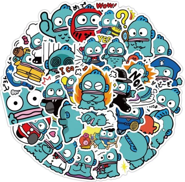 40 Count - Hangyodon Vinyl Stickers