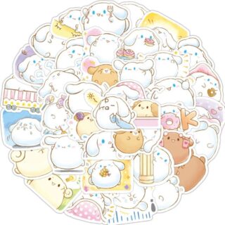 40 Count - Random Cinnamoroll Character Vinyl Stickers