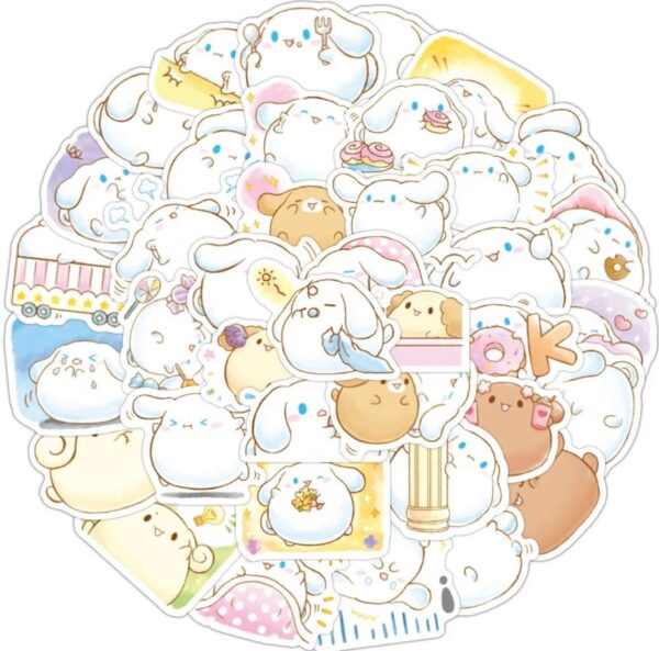 40 Count - Random Cinnamoroll Character Vinyl Stickers