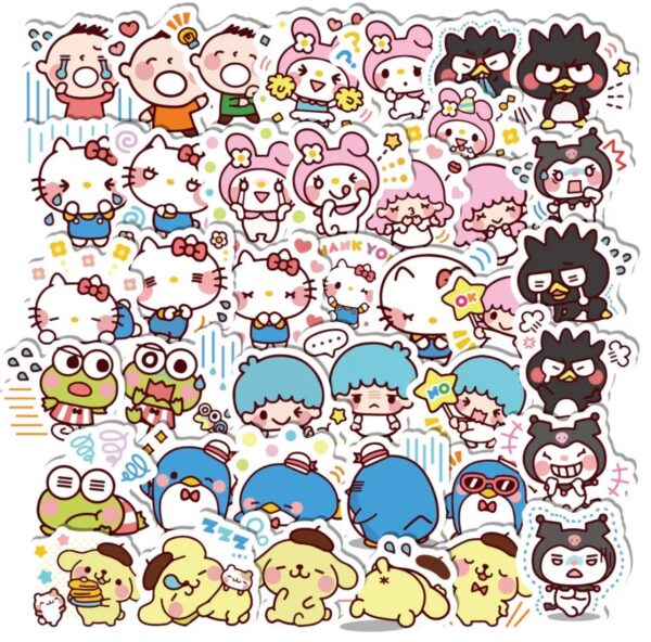 40 Count - Sanrio Hello Kitty Character Vinyl Stickers