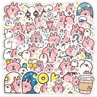 40 Count - Random Japanese Character Vinyl Stickers