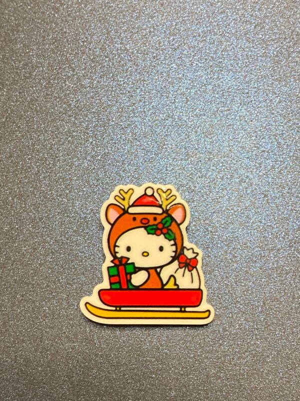 Hello Kitty Christmas Theme 4PC Shoe Charms - RESIN - Image 2