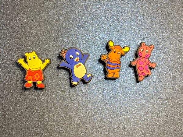 The Backyardigans 4PC Soft PVC Shoe Croc Charms