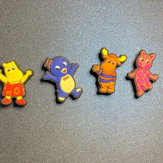 The Backyardigans 4PC Soft PVC Shoe Croc Charms