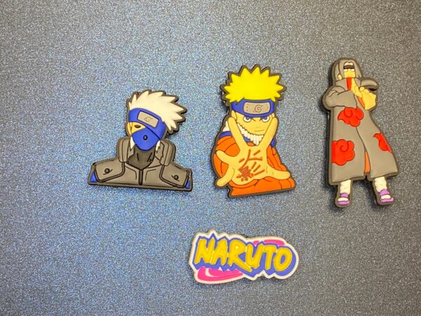 4PC Naruto Shoe Charms - Soft PVC