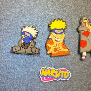 4PC Naruto Shoe Charms - Soft PVC