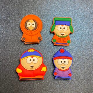 South Park 4PC Soft PVC Shoe Croc Charms