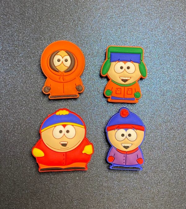 South Park 4PC Soft PVC Shoe Croc Charms