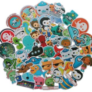 50 Count - Octonauts Character Vinyl Stickers
