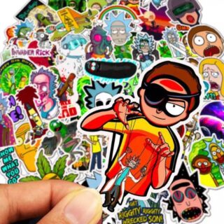 50 Count - Random Rick & Morty Vinyl Stickers