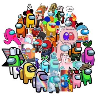 50 Count - Random Game Character Vinyl Stickers
