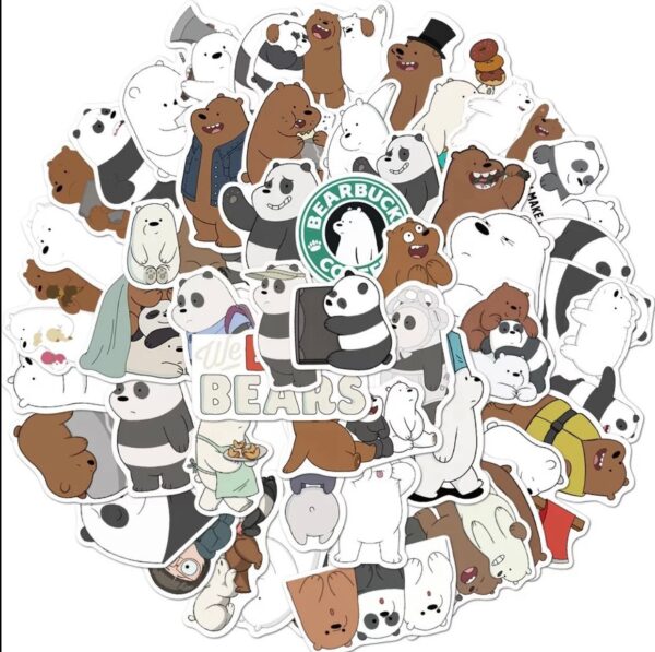 50 Count - Random Japanese Character Vinyl Stickers