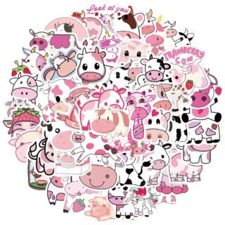 50 Count - Random Japanese Character Vinyl Stickers