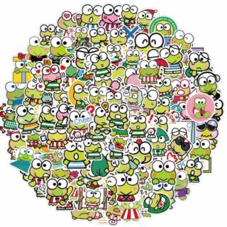 50 Count - Random Japanese Character Vinyl Stickers