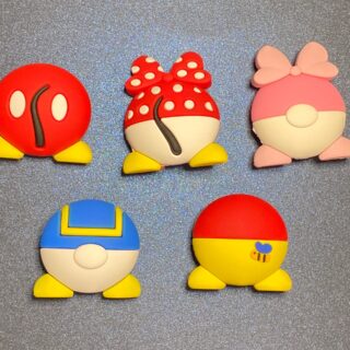 5PC 3D Shoe Charms - Soft PVC