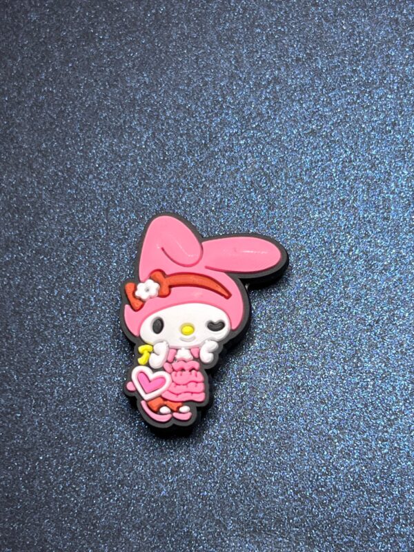 5PC My Melody Soft PVC Shoe Charms - Image 2
