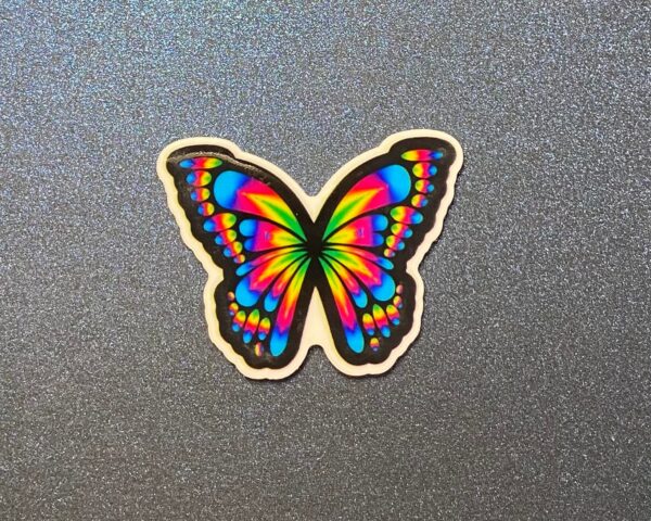 Colorful Butterflies 5PC Shoe Charms - RESIN - Image 2