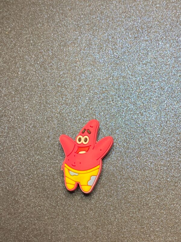 SpongeBob 5PC Soft PVC Shoe Croc Charms Sponge - Image 3
