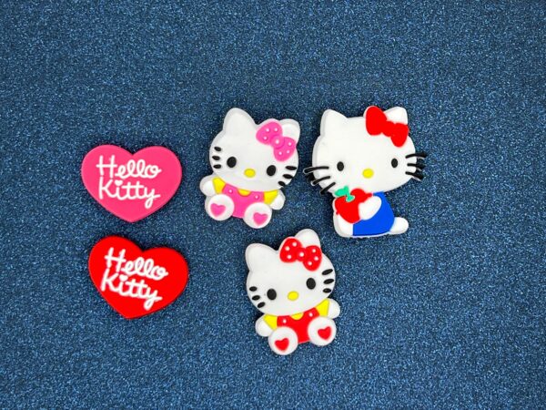 Hello Kitty 5PC Shoe Soft PVC Croc Charms