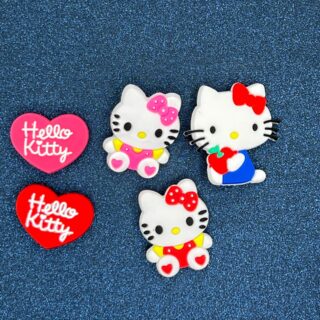 Hello Kitty 5PC Shoe Soft PVC Croc Charms