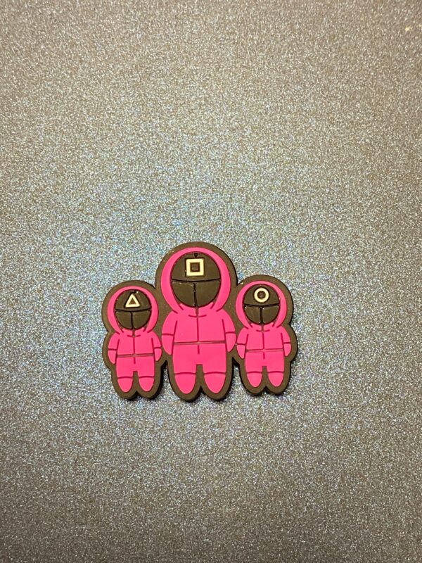 Squid Game 5PC Soft PVC Shoe Croc Charms Set A - Image 3