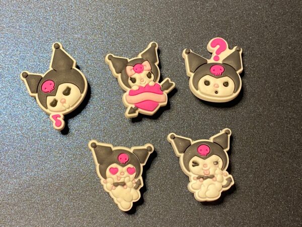 My Melody 5PC Soft PVC Shoe Croc Charms