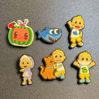 Cocomelon 6PC Soft PVC Shoe Charms