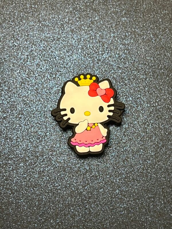 6PC Hello Kitty July 4th, Angel, Kimono, Cook, Princess, Teacher Soft PVC Shoe Croc Charms - Image 5