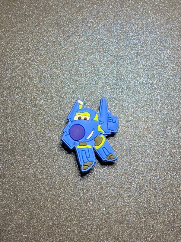 Super Wings! 6PC Soft PVC Shoe Croc Charms - Image 5