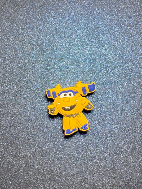 Super Wings! 6PC Soft PVC Shoe Croc Charms - Image 7