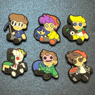 6PC Shoe Charms - Soft PVC