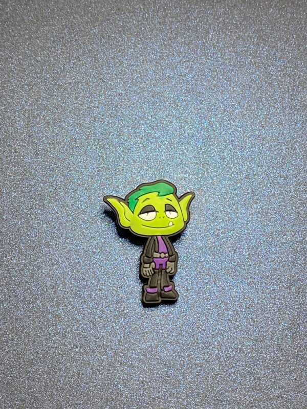 Teen Titans 6PC Soft PVC Shoe Croc Charms - Image 2