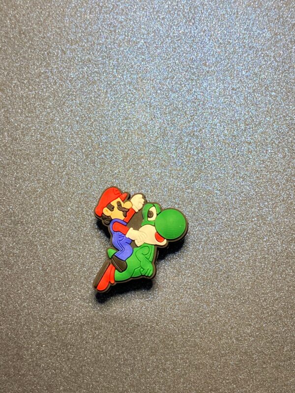 Super Mario 7PC Soft PVC Shoe Croc Charms Jibbitz - Image 5