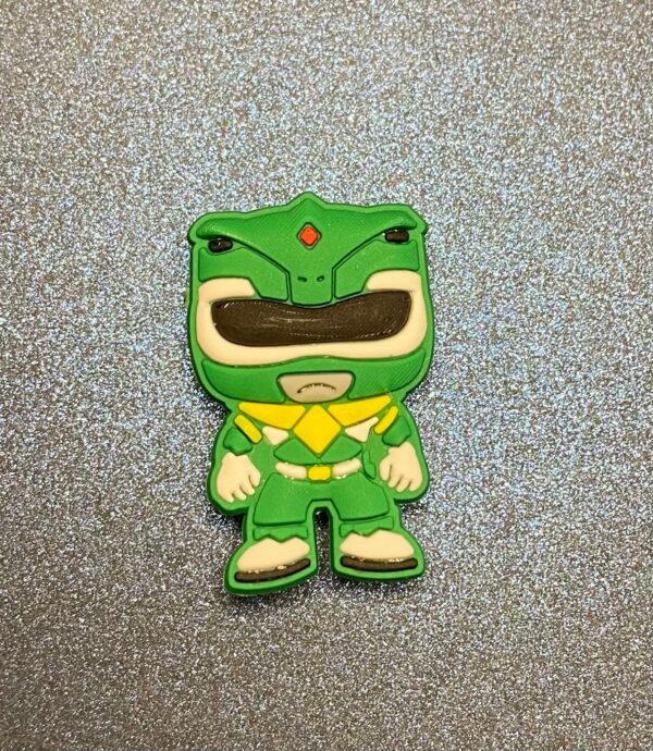 Power Rangers 7PC Soft PVC Shoe Croc Charms - Image 2