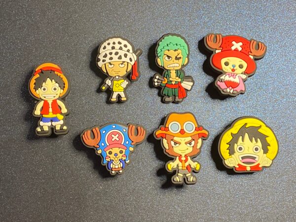 7PC Shoe Charms - Soft PVC