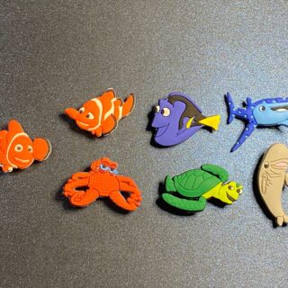 7PC Finding Nemo Shoe Charms - Soft PVC