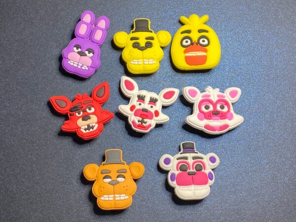 8PC Shoe Charms - Soft PVC