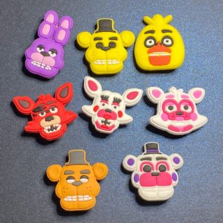 8PC Shoe Charms - Soft PVC
