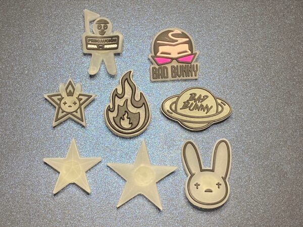 8PC Shoe Charms - Soft PVC