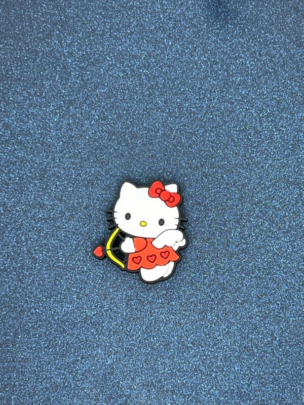 Hello Kitty Heart Valentine 8PC Soft PVC Shoe Croc Charms - Image 6