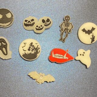 Halloween Theme 9PC Soft PVC Shoe Croc Charms Jibbitz