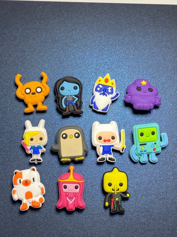 Adventure Time 11PC Soft PVC Shoe Croc Charms Jibbitz