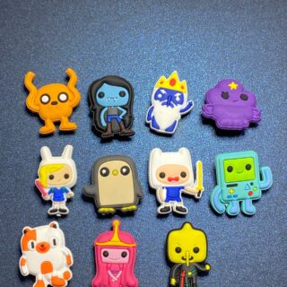Adventure Time 11PC Soft PVC Shoe Croc Charms Jibbitz