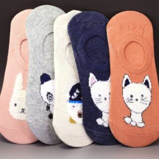 Animal No-Show Socks (B)