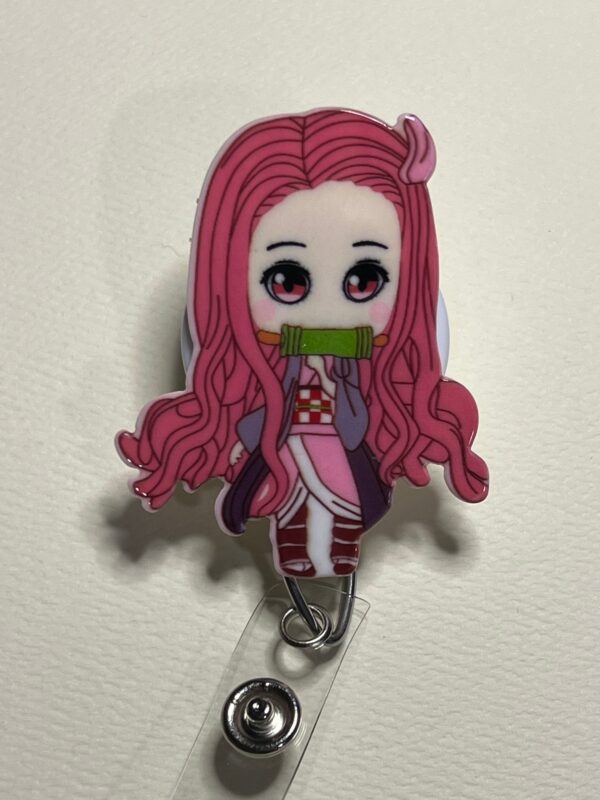 Demon Slayer Anime - Alligator clip - Badge reel - Image 5