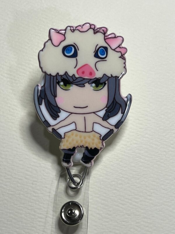 Demon Slayer Anime - Alligator clip - Badge reel - Image 6