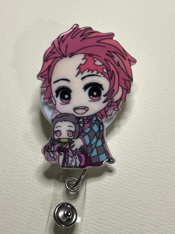 Demon Slayer Anime - Alligator clip - Badge reel - Image 8